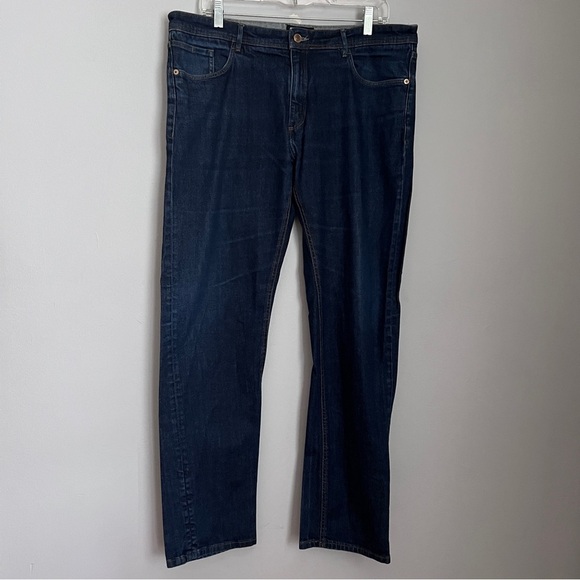 MASSIMO DUTTI Men’s Regular Fit Straight Leg Jeans Size 36 EUC - Picture 2 of 9